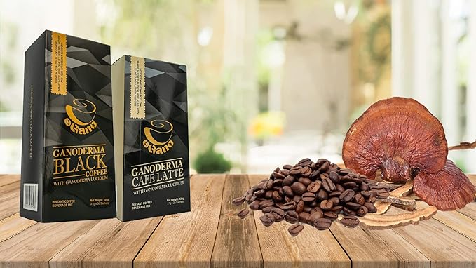 6 Boxes eGano Premium Ganoderma Black Coffee Instant Coffee With Ganoderma Lucidum Extract (3.5g x 30 Sachets/Box)