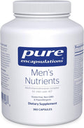 Pure Encapsulations Men's Nutrients - Multivitamin Mineral Supplement to Support Energy Endurance &amp Stamina in Men Over 40* - with Vitamin D Vitamin C &amp Trace Minerals - 360 Capsules