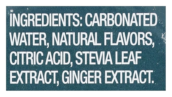 Generic Z e v i a Zero Calorie Soda Ginger ale 12 Ounce Cans (Pack of 6)