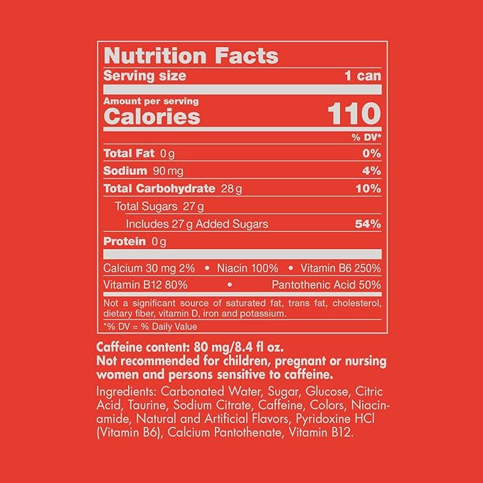 Red Bull Red Edition Energy Drink Watermelon with 80mg Caffeine plus Taurine &amp B Vitamins 8.4 Fl Oz Pack of 12 Cans