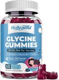 Glycine 3g Gummies Organic L-Glycine with NAC Supplements for Sleep &amp Cellular Support Plus B6 L-Theanine &amp Taurine for Nerve Liver Detox &amp Immune Health Sugar Free Vegan 60 Chews