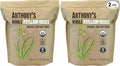 Anthony's Organic Whole Psyllium Husks 1.5 lb Dietary Fiber Gluten Free Non GMO Keto Friendly (Pack of 2)