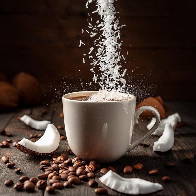 Fresh Roasted Coffee Decaf Coconut Flavored Coffee 2 lb (32 oz) Medium Roast Kosher Whole Bean