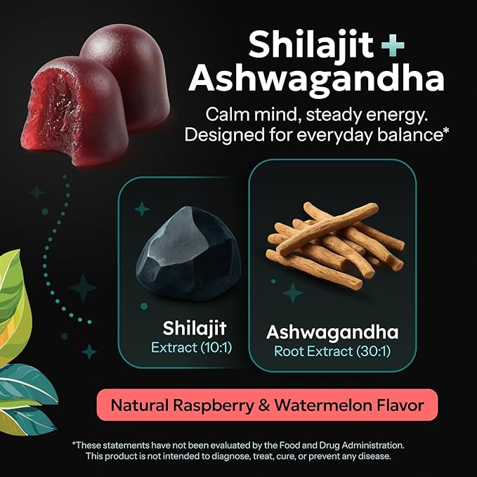 Libido Support for Women Gummies - Fast Acting Intimacy and Mood Support Libido Gummies for Women with Shilajit and Ashwagandha - 60 Ct (Sweet)