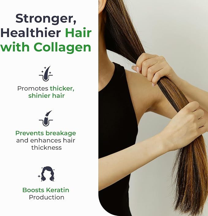 Collagen Peptides Powder – Hydrolyzed Bovine Collagen with Vitamin C Hyaluronic Acid Zinc &amp B3 – Type 1 &amp 3 Unflavored Protein Powder for Women &amp Men Hair Skin Nails Joints 45 Serving