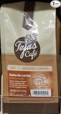 Tejas Cafe Dulce de Leche Ground Coffee 11 oz (Pack of 2)