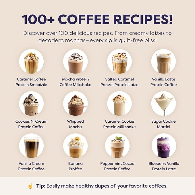White Chocolate Mocha Protein Iced Coffee - Premium Whey Protein &amp Instant Iced Coffees - 100% Natural Cold Brew - Zero Artificial Flavors &amp Sweeteners 80 mg Caffeine No Added Sugar 20 Serv