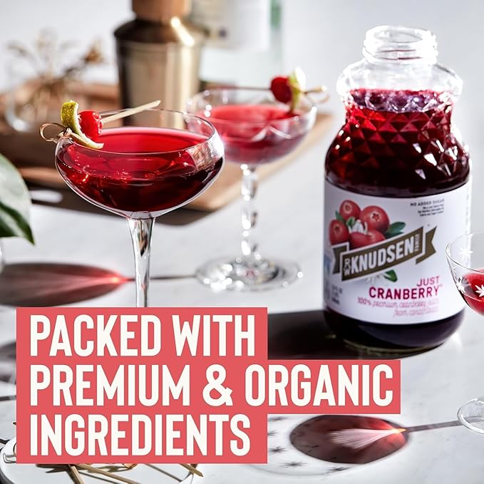 R.W. Knudsen Organic Pure Pomegranate Juice – 32 oz | 100% Juice | Cold-Pressed Unsweetened | Antioxidant-Rich Beverage for Everyday Wellness