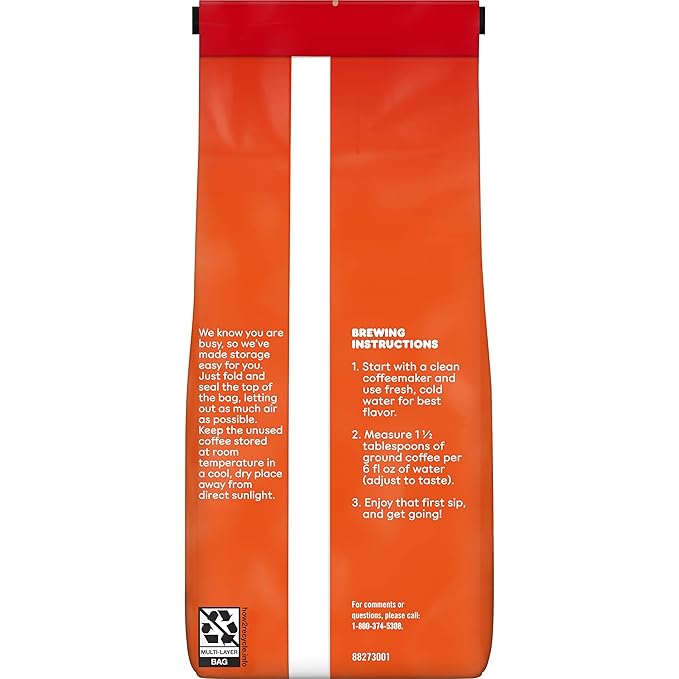 Dunkin' Pumpkin Spice Flavored Ground Coffee 11 Ounce Bag (Pack of 6)