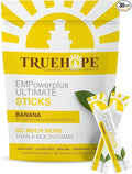 Multivitamin Nootropic Pouches with Inositol - Once-Per-Day EMPowerplus Ultimate Sticks - 30 Count (Banana)
