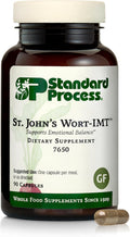 Standard Process St. John's Wort-IMT - Herbal Supplement for Sleep &amp Stress Relief - Supports Balance &amp Relaxation - Non-Dairy Non-Soy &amp Gluten-Free - 90 Capsules