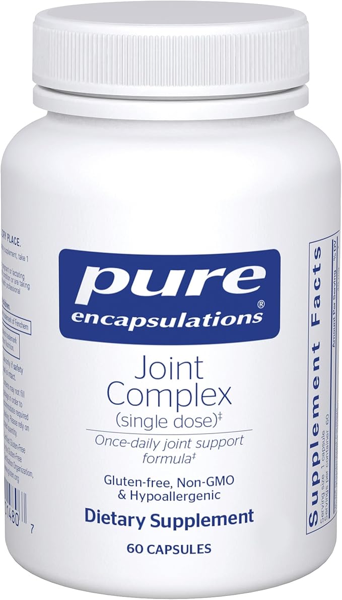 Pure Encapsulations Joint Complex (Single Dose) | Once-Daily Supplement to Support Joint Mobility Comfort Tissue and Cartilage Health* | 60 Capsules