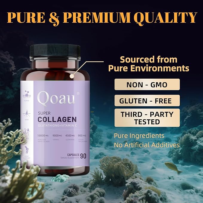 11-in-1 Multi-Collagen Peptides | Joint Support Muscle Recovery &amp Stress Relief | Hydrolyzed Collagen Capsules for Active Men &amp Women Non-GMO &amp Gluten-Free
