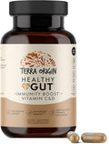 TERRA ORIGIN Healthy Gut Capsules with Immunity Boost | 90 Capsules | Non GMO Gluten Free Dairy Free | Digestive Support for Men and Women