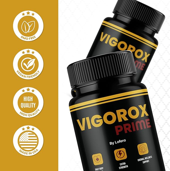 (5 Pack) Vigorox Prime Capsules VigoroxPrime Advanced Maximum Strength Performance Pills For Men Premium Natural Ingredients Formula for Overall Health &amp Wellness Support Capsulas Pastillas (300
