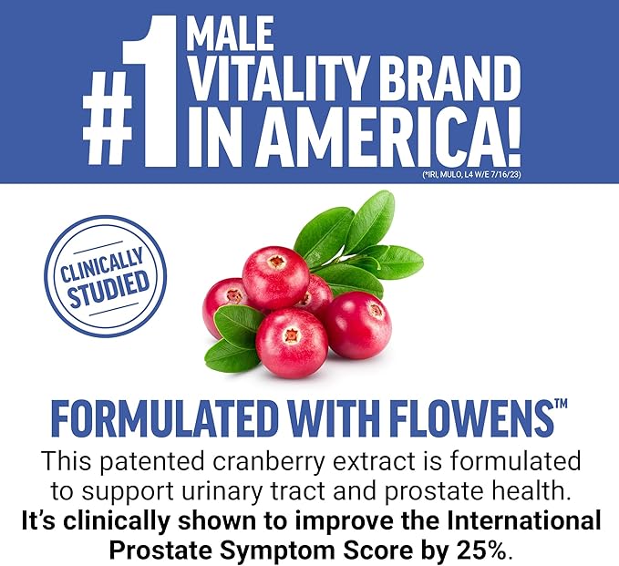 Force Factor Prostate Advanced Health Supplement for Men for Reducing Nighttime Bathroom Trips Bladder &amp Urinary Relief with Saw Palmetto Beta-Sitosterol 180 Tablets (1-Pack)