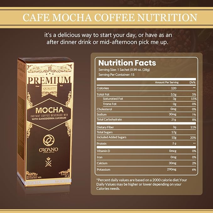 ORGANO Gourmet Cafe Mocha (15 sachets)