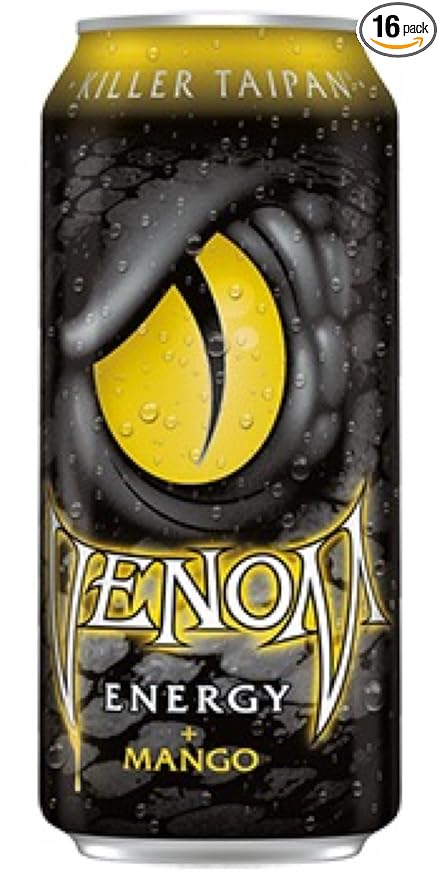 Venom Energy Drink Killer Taipan 16 Ounce (16 Cans)