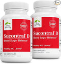 Terry Naturally Sucontral D - B-Complex &amp Folate Supplement - Carbohydrate Metabolism Support - Vitamin &amp Mineral Supplement with Zinc &amp Chromium - 120 Capsules (Pack of 2)