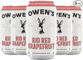 Owen’s Craft Mixers | Rio Red Grapefruit 5 Pack | Handcrafted in the USA with Premium Ingredients | Vegan &amp Gluten-Free Soda Mocktail and Cocktail Mixer