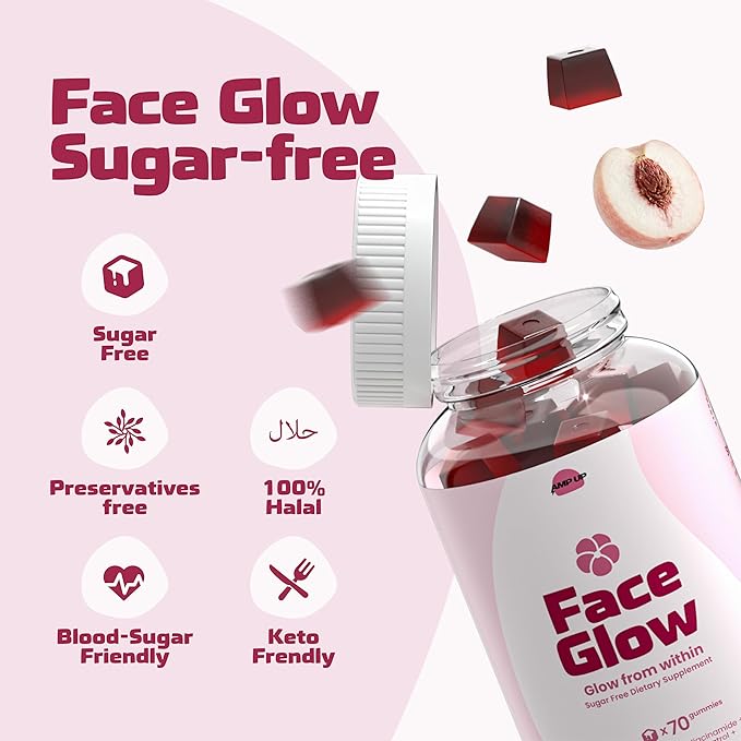 Advanced Antioxidant Beauty Sugar-Free Gummies with Resveratrol &amp Grape Seed &amp CoQ10 Lycopene &amp Astaxanthin Gluten Free Gelatin Free Non GMO Vegetarian Peach Flavor 70 Gummies (2)