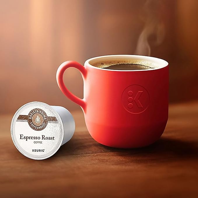 Barista Prima Coffeehouse Espresso Roast Coffee Keurig Single Serve K-Cup Pods 96 Count