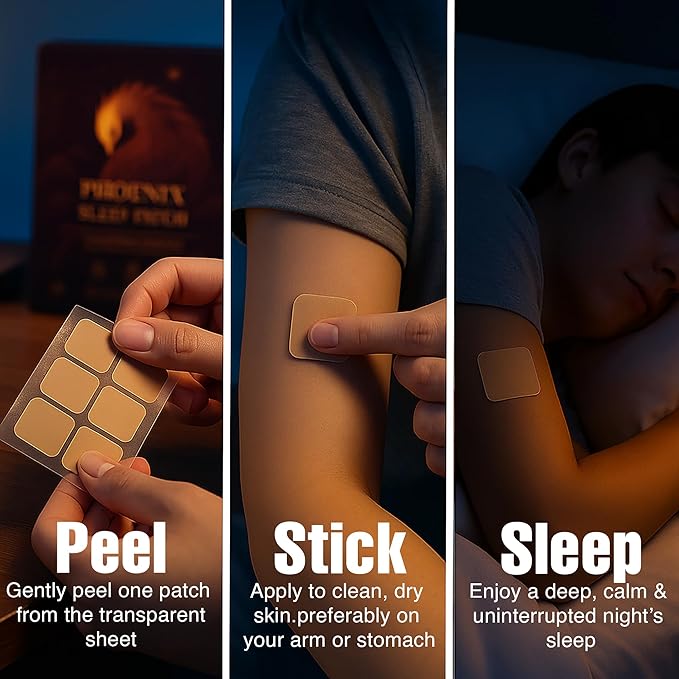 5mg Melatonin Sleep Patches for Adults – Extra Strength for Deep Restful Sleep &amp Recovery - Transdermal Sleep Aid with Lavender Valerian 5HTP – Non-Habit Forming Sleeping Patch – 30 Natural Patc