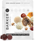 Barker Wellness Daytime Sugar-Free Adaptogen Mushroom Gummies - Lion's Mane Cordyceps Reishi &amp Shiitake | Vegan Immune System Support Natural Energy Enhanced Focus &amp Mood for Adults | 60