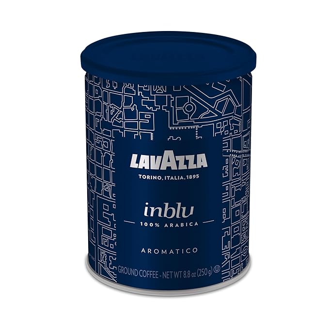Lavazza Inblu Ground Coffee 100% Arabica 8.8 oz Tin (Pack of 1)