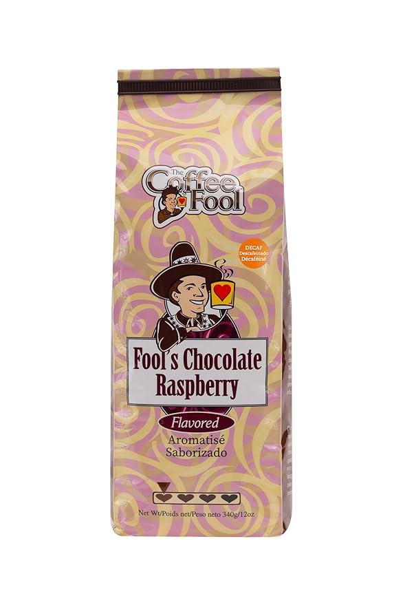 Coffee Fool's Decaf Chocolate Raspberry (Coarse Grind)