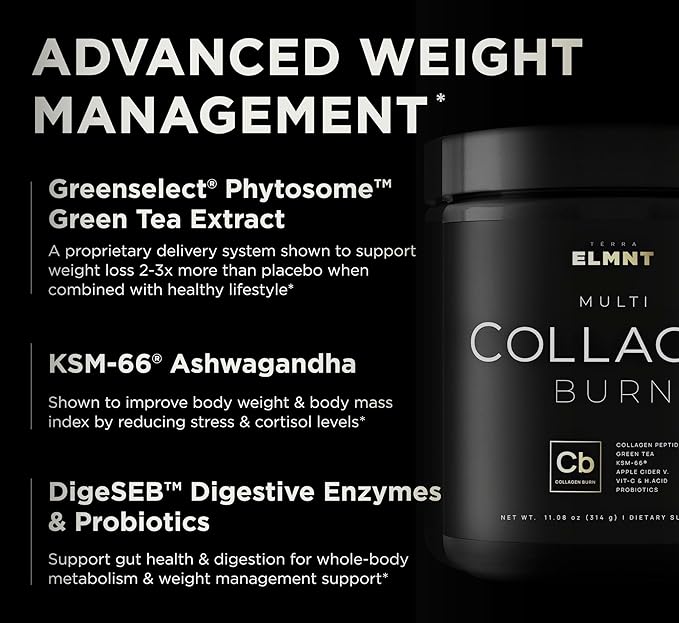 Super Collagen Powder for Women Weight Loss + Beauty w. Probiotics Hyaluronic Acid ACV KSM-66 Biotin - Premium Multi Collagen Peptides Protein Supplement Colageno for Women (Unflavored)