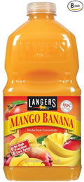 Langers Juice Mango Banana Nectar 64 Fl Oz (Pack of 8)