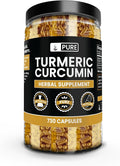 Pure Original Ingredients Turmeric Curcumin 730 Capsules No Magnesium Or Rice Fillers Always Pure Lab Verified