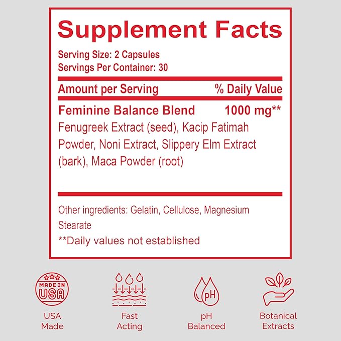 Vaginal Tightening Pills – Feminine Support Supplement for Tone Moisture &amp Intimate Wellness – V Rejuvenation &amp Odor Control with Herbal Extracts – Made in USA