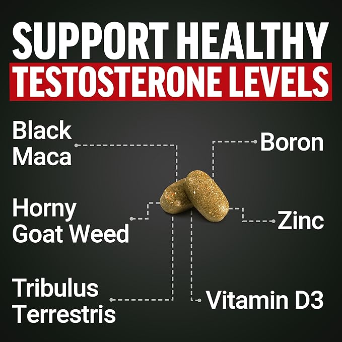 Force Factor Test X180 Multivitamin Testosterone Support Multivitamin for Men with 50+ Nutritional Ingredients &amp 13 Essential Vitamins to Help Support Muscle Strength Energy &amp Vitality 120