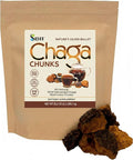 Sayan Siberian Pure Raw Chaga Mushroom Chunks with Black Top Crust 35.2 Oz/ 2.2 lb – Premium Wild-Harvested Antioxidant Tea for Immune Support Focus and Digestive Health - Non-GMO