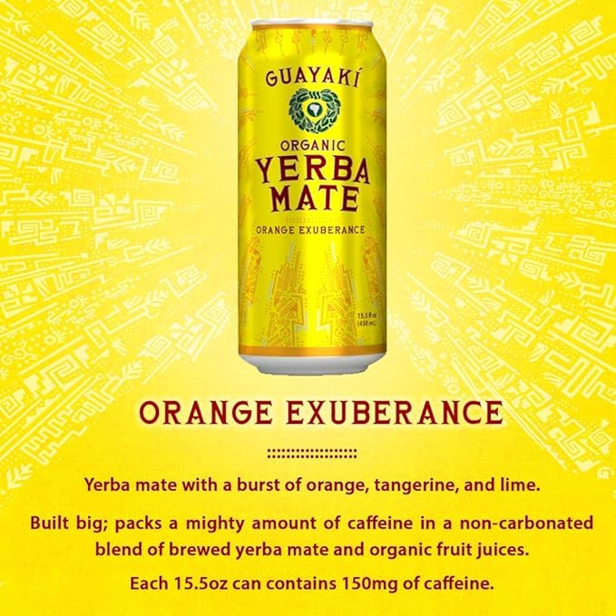 Guayaki Variety Pack - Revel Berry Orange Exuberence Bluephoria (Pack of 12) and Stinger Pink Lemonade Chews