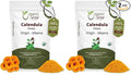 Organic Way Dried Calendula Petals | Herbal Tea (Calendula Officinalis) - European Wild-Harvest | Organic &amp Kosher Certified | USDA Certified | Origin - Albania (1/2LBS / 8Oz) (Pack of 2)