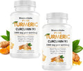 Biorootlabs Turmeric Curcumin | Pure Turmeric Curcumin Supplement 1000mg | 95% Curcuminoids with Bee Propolis Ginger MCT Oil Fat Soluble Vitamin C &amp Black Pepper 120 Capsules (2)