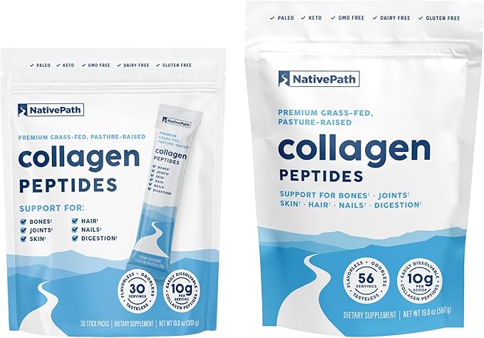 NativePath Collagen Stick Packs and Collagen 56 Bundle