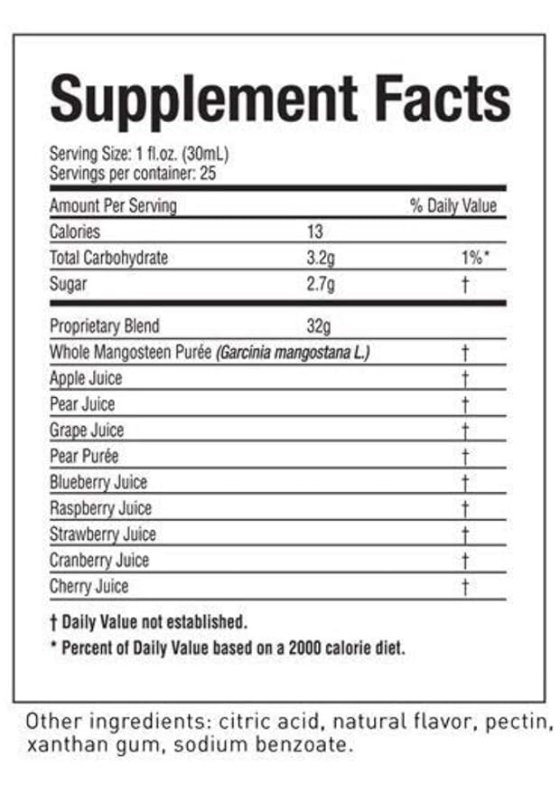 Xango Juice (4 Bottles/1Case) Mangosteen