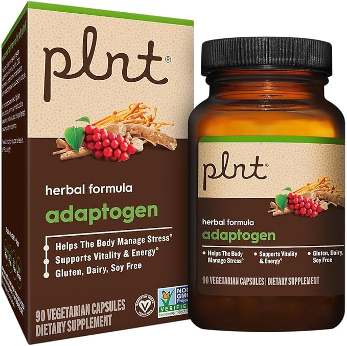 Adaptogen Herbal Formula a Supports Stress Management Energy &amp Vitality (90 Vegetarian Capsules)