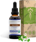 Bacopa USDA Organic | Alcohol-FREE Extract High-Potency Herbal Drops Relaxation Positive Cognitive Effect | Made from 100% Certified Organic Bacopa (Bacopa Monnieri) Dried Herb 2 oz