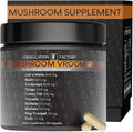 Formulation Factory Mushroom Supplement - Shroom Vroom 10-in-1 Mushroom Complex with Lion's Mane Cordyceps &amp Turkey Tail - Brain Focus &amp Energy Capsules - 120 Capsules 2 Month Supply