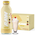 RAW Ready-to-Drink Protein Shake Vanilla - RTD Protein Drinks with Grass-Fed Whey Protein Isolate for Post-Workout - Zero-Sugar &amp Gluten-Free Meal Replacement Drink &amp Breakfast Shake 12 Fl O