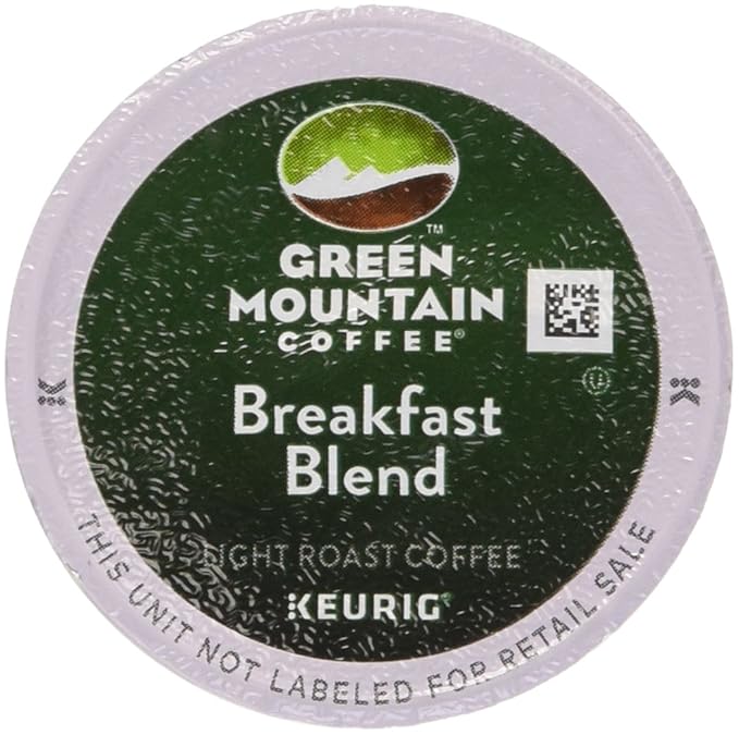 Keurig Green Mountain Coffee Breakfast Blend(melange) K-Cup Counts 50 Count