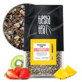 Tiesta Tea - Strawberry Kiwi Herbal Tea Loose Leaf Strawberry Hibiscus Kiwi Fruit Tea Premium Caffeine-Free Herbal Blend Make Hot or Iced &amp Up to 200 Cups 16 oz Resealable Bulk Pouch