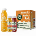 Suja Organic Immunity Shots Variety Pack | 10 Immunity Original 6 Citrus Immunity and 10 Immunity Elderberry | Plant-Based &amp Gluten-Free (2 fl oz Shots/Pack of 20 12 fl oz Juices/Pack of 6)