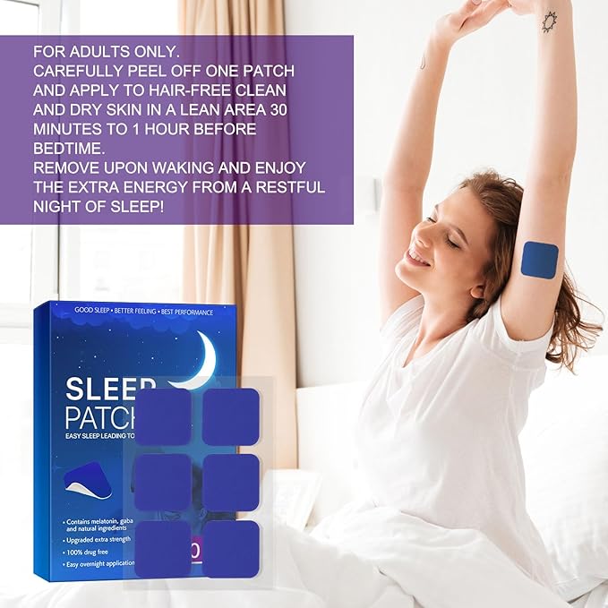 Adult Sleep Patches Deep Sleep Patches Easy to Use and Comfortable 60 Pieces (2)