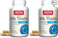 Jarrow Formulas Milk Thistle Supplement 150 mg 30:1 Milk Thistle Extract Standardized to 80% Total FlavonoidsDietary Supplement for Liver Function Support 200 Veggie Capsules for 200 Day(Pack of 2)
